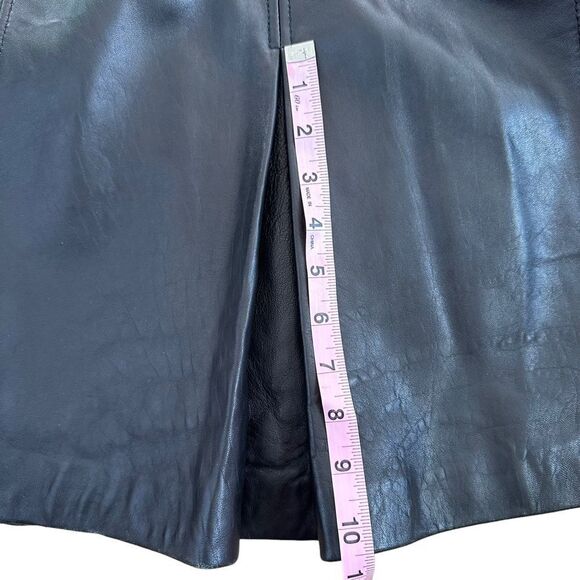 Pelle Studio~  Black Long Leather Jacket ~ Fully Lined ~ size XL~smooth leather - Picture 11 of 16